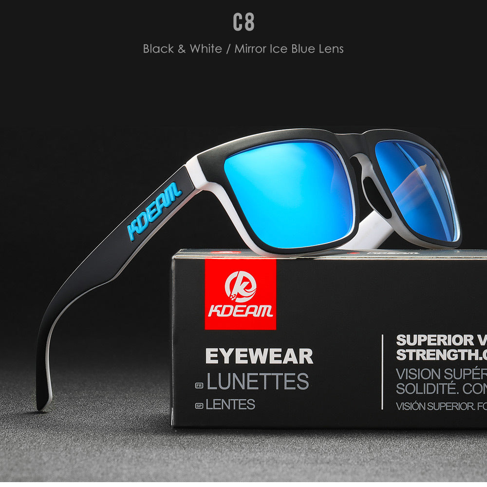 Square Outdoor Polarized Sunglasses Classic All-match Men's And Women's Sunglasses