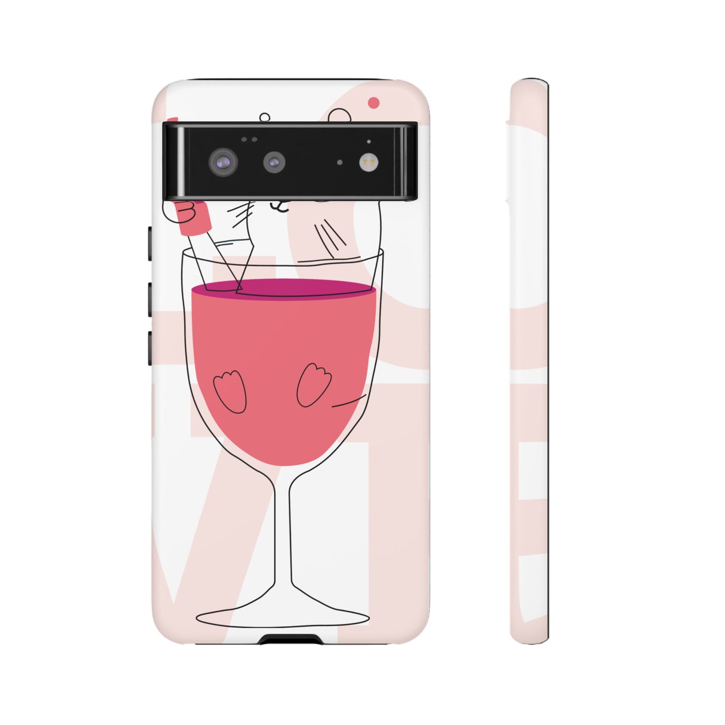 Thank You Love Phone Case, Cute Phone Cover, Gift for Friends, Customizable Phone Case, Valentine’s Day Gift, Stylish Tech Accessory