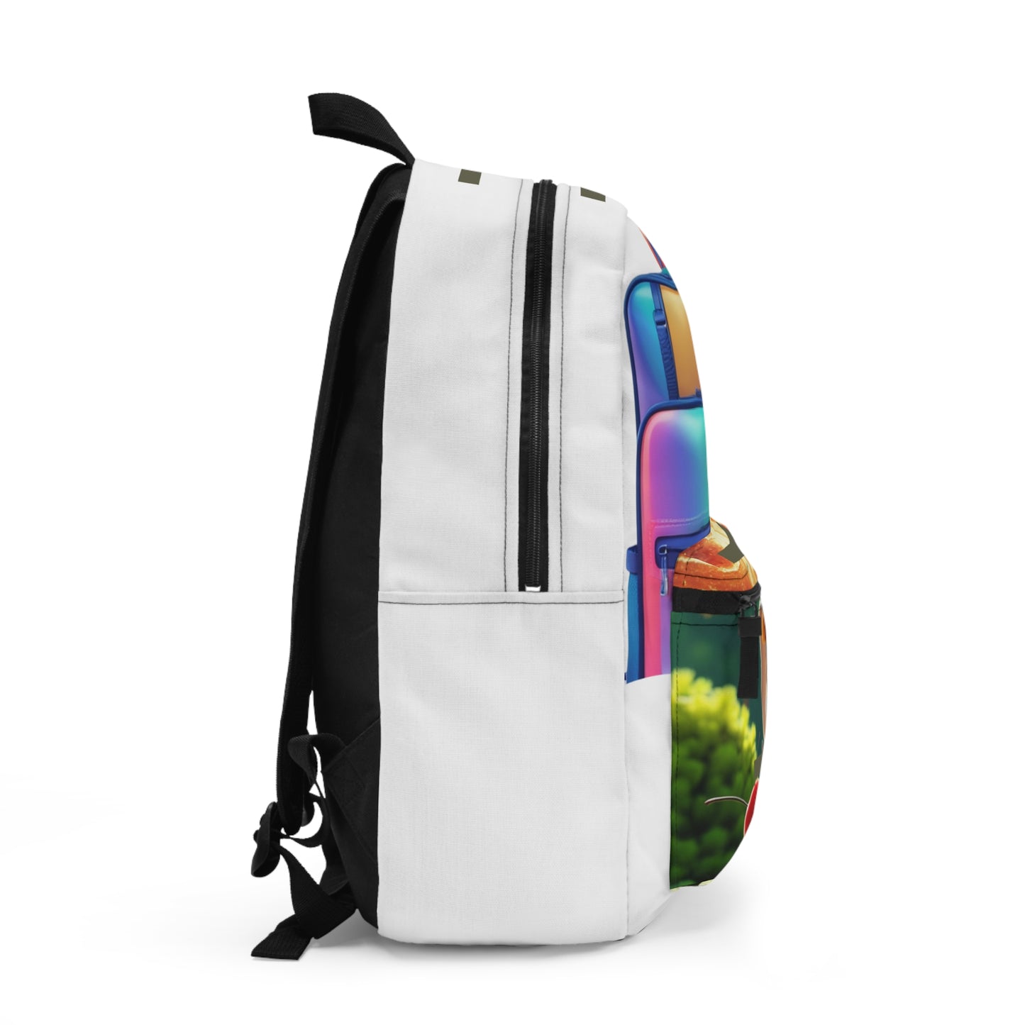 Tropical Sunset Backpack, Beach Bag, Travel Backpack, School Backpack, Vacation Essentials, Trendy Accessories