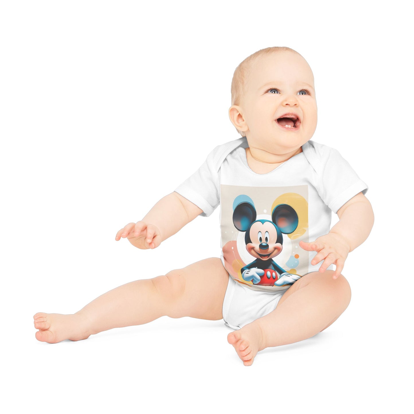 Minnie Mouse Celebration Bodysuit | Cute Baby Outfit, Infant Gift, Organic Cotton, Birthday, Baby Shower, Cute Costume