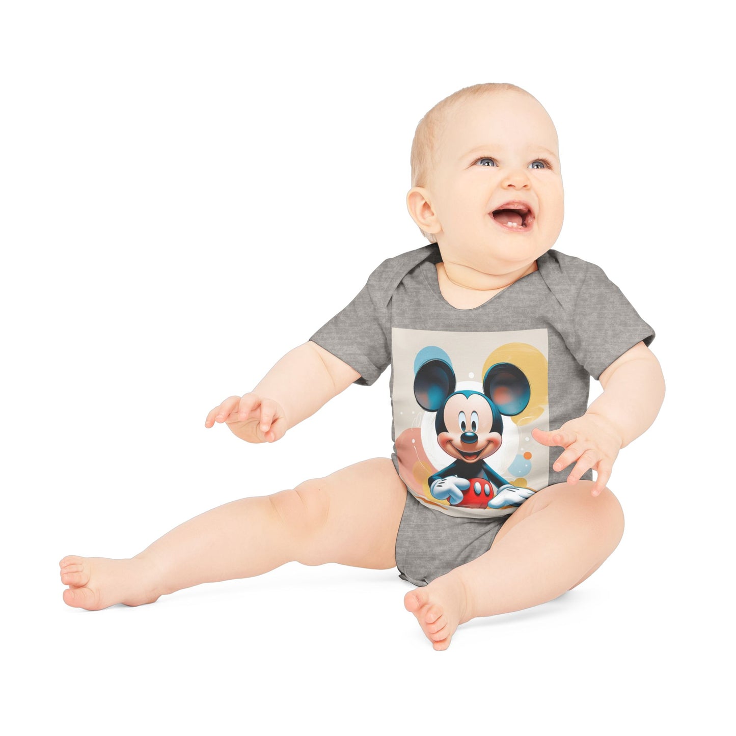 Minnie Mouse Celebration Bodysuit | Cute Baby Outfit, Infant Gift, Organic Cotton, Birthday, Baby Shower, Cute Costume