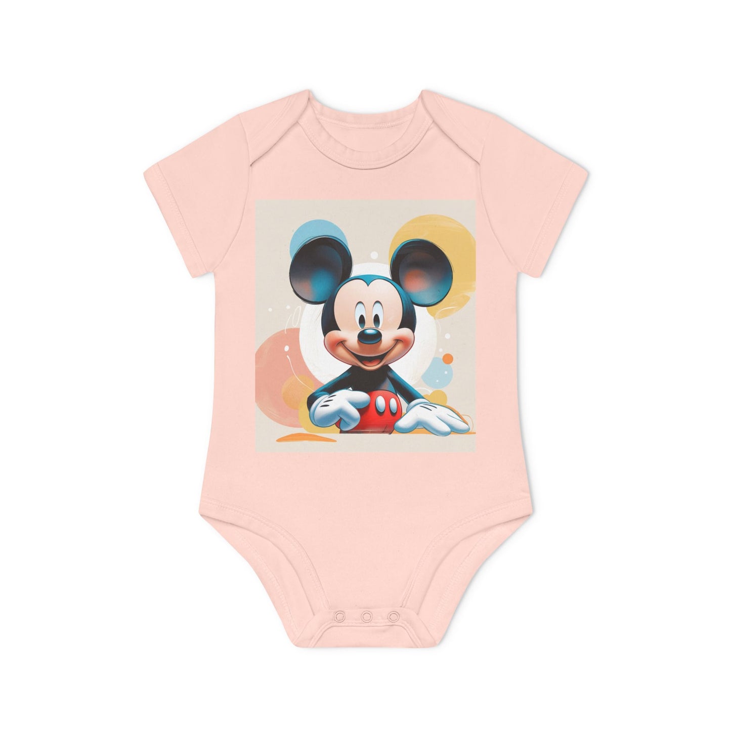 Minnie Mouse Celebration Bodysuit | Cute Baby Outfit, Infant Gift, Organic Cotton, Birthday, Baby Shower, Cute Costume