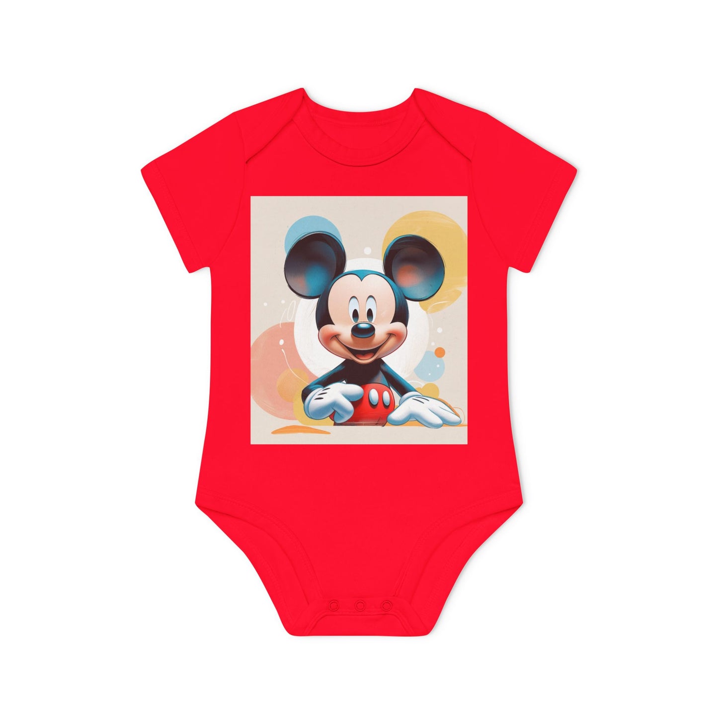 Minnie Mouse Celebration Bodysuit | Cute Baby Outfit, Infant Gift, Organic Cotton, Birthday, Baby Shower, Cute Costume