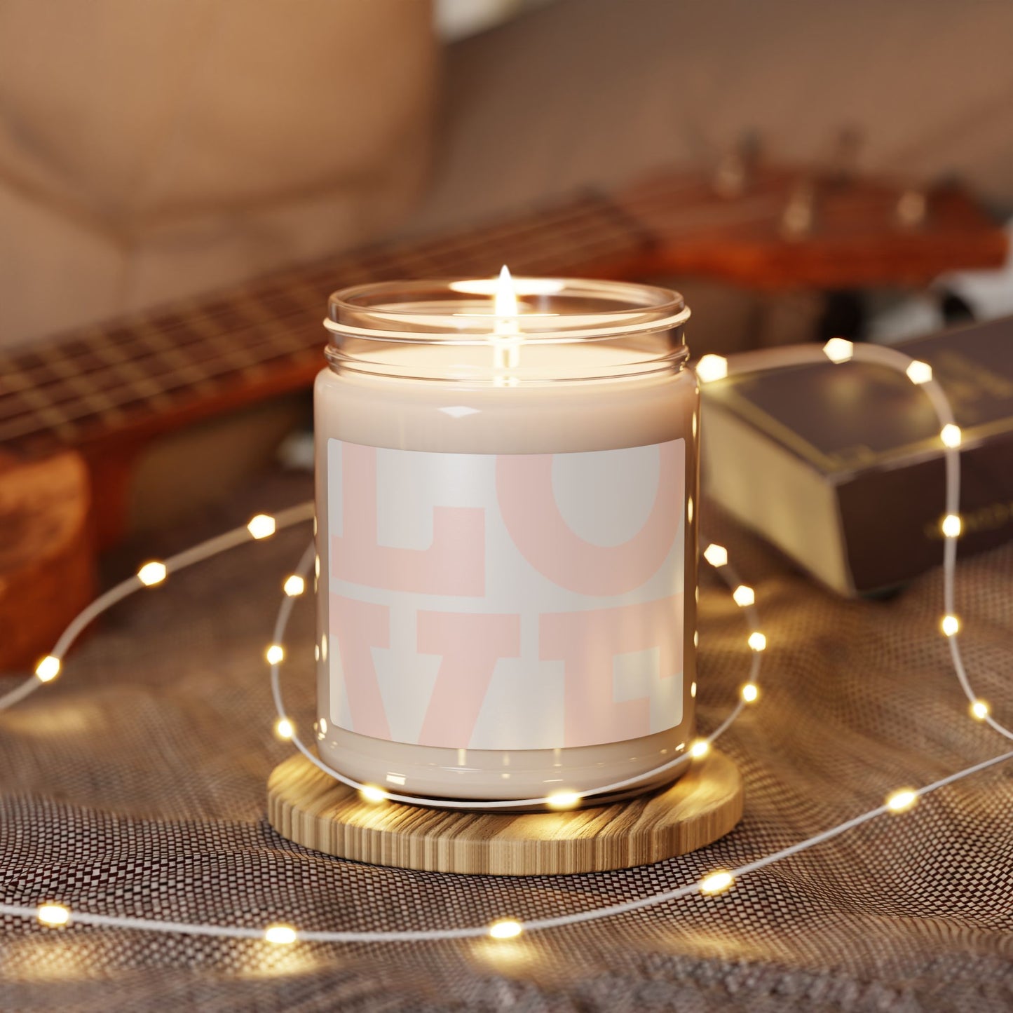 Scented Soy Candle - Love, Relaxing Home Decor, Gift for Her, Aromatherapy Candle, Wedding Favor, Self-Care Gift