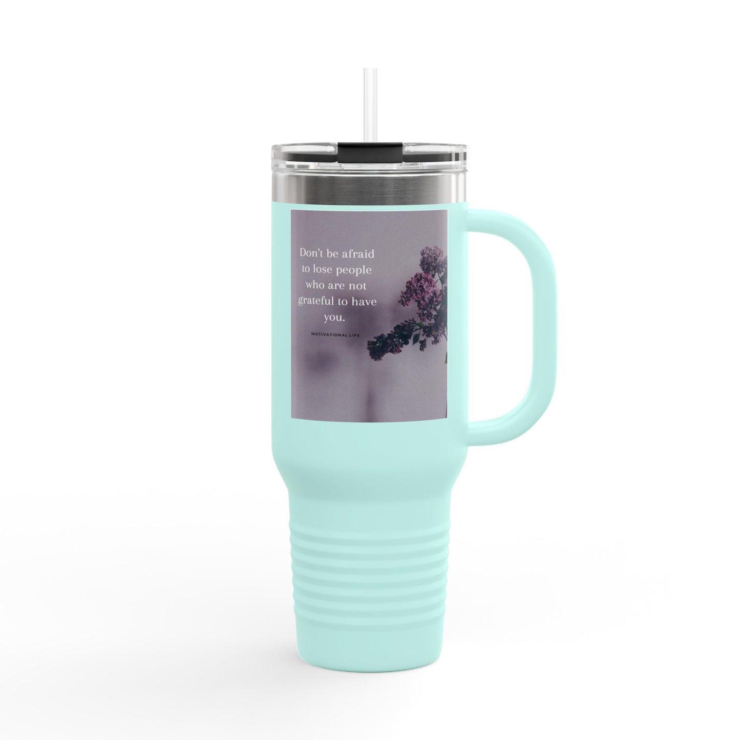 Inspirational Travel Mug - Motivational 40oz Insulated Coffee Cup, Perfect Gift for Her, Office, Outdoors, Travel, Birthday