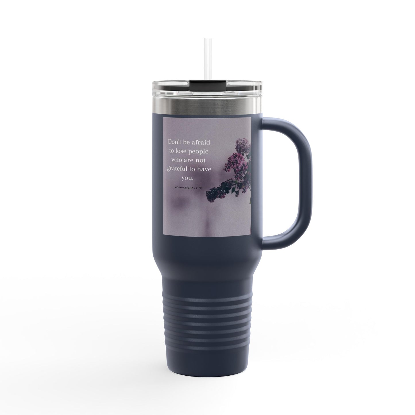 Inspirational Travel Mug - Motivational 40oz Insulated Coffee Cup, Perfect Gift for Her, Office, Outdoors, Travel, Birthday