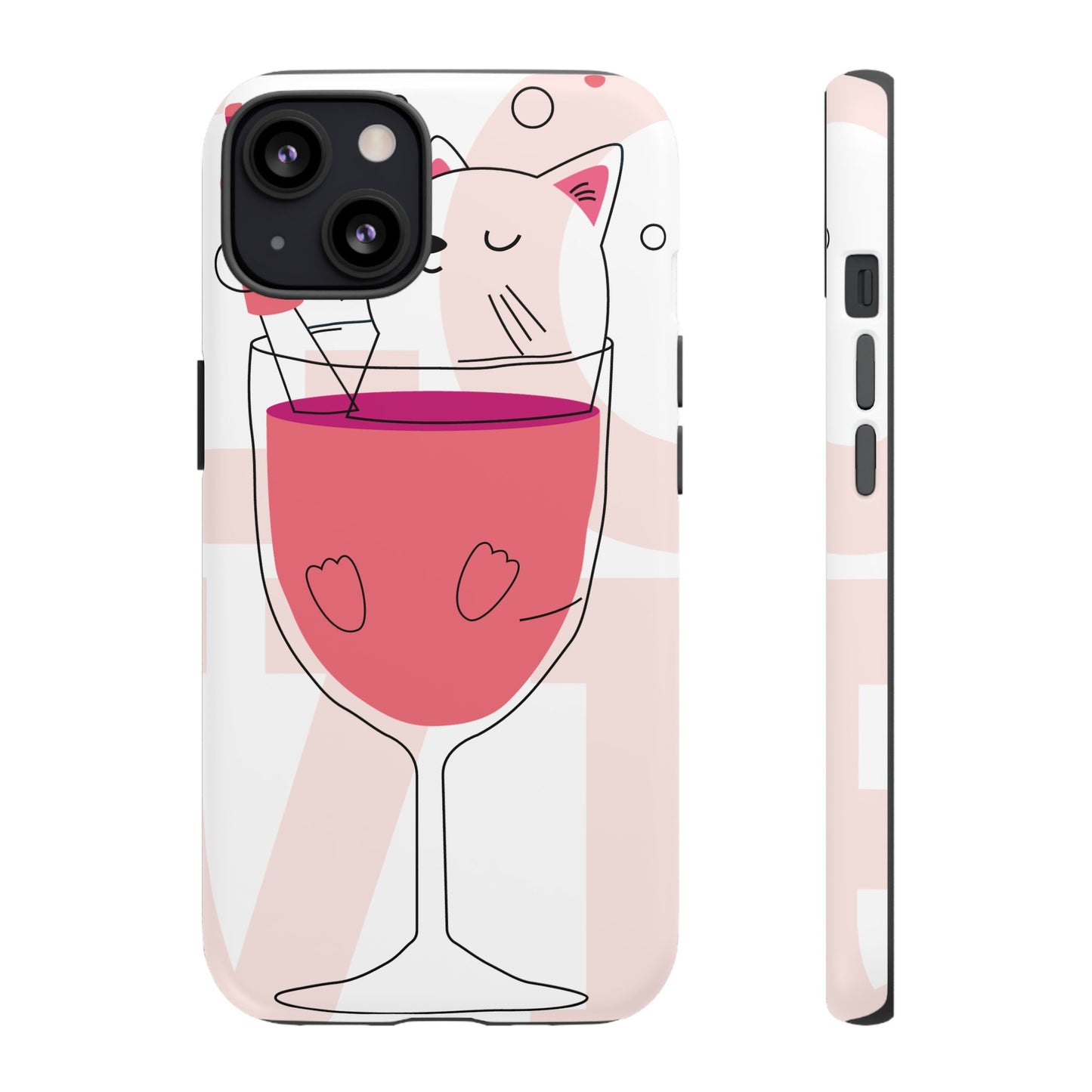 Thank You Love Phone Case, Cute Phone Cover, Gift for Friends, Customizable Phone Case, Valentine’s Day Gift, Stylish Tech Accessory