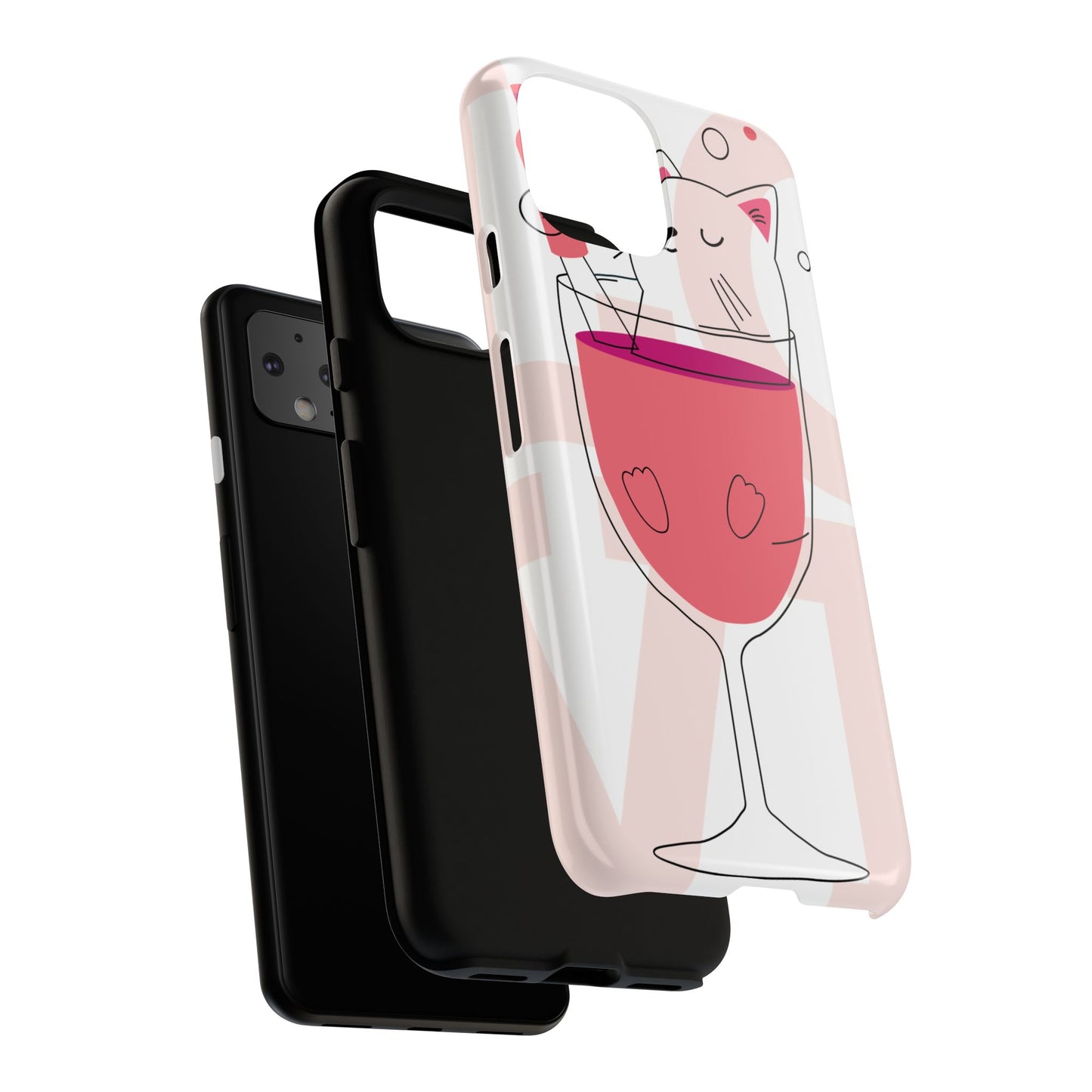 Thank You Love Phone Case, Cute Phone Cover, Gift for Friends, Customizable Phone Case, Valentine’s Day Gift, Stylish Tech Accessory