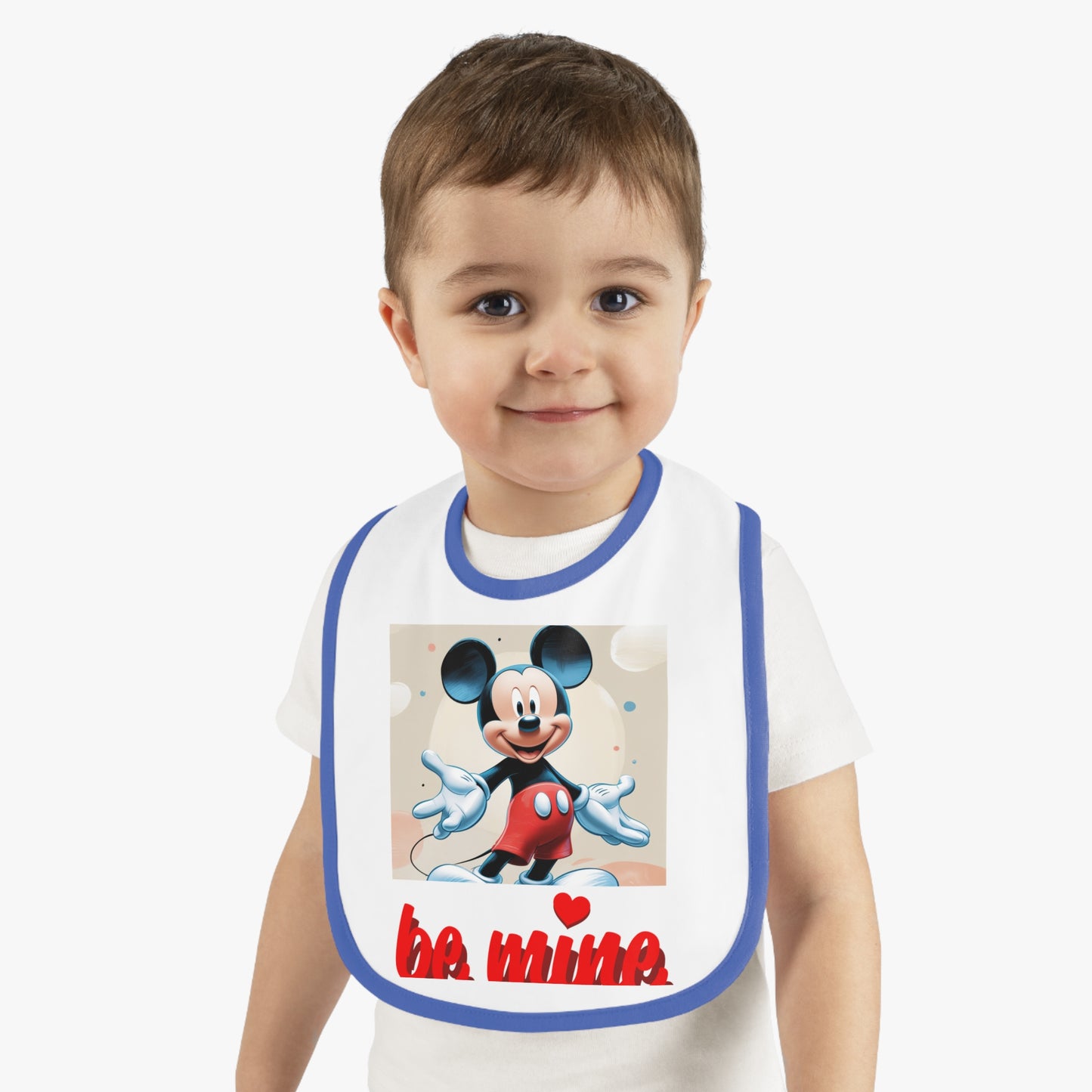 Mickey Mouse Baby Bib, Cute Baby Gifts, Infant Bibs, Disney Bibs, Baby Shower Essentials, Be Mine Bib