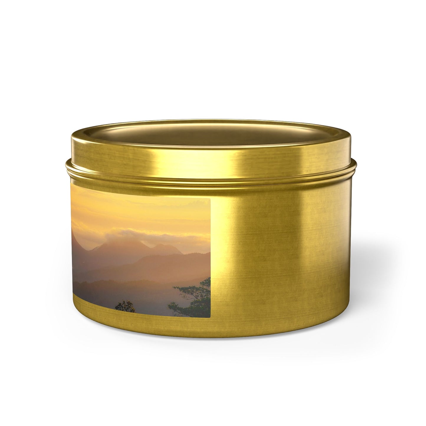 Serene Sunset Tin Candles | Hand-Poured Aromatherapy, Eco-Friendly Gift for Relaxation, Spa, Cozy Nook Decor, Home Fragrance