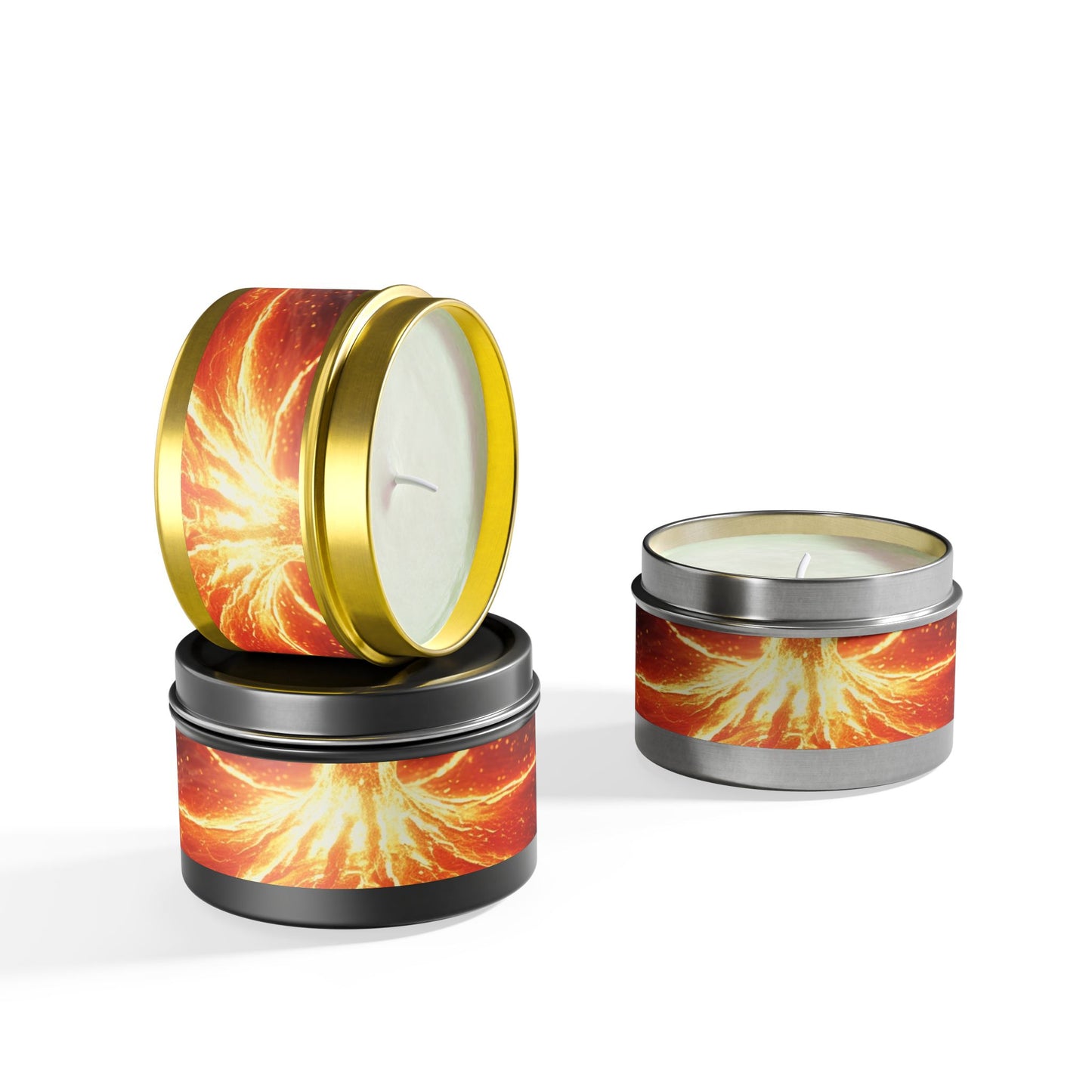 Stylish Tin Candles - Eco-Friendly Home Decor, Relaxing Aromatherapy, Gifts for Any Occasion, Candle Lovers, Minimalist Design