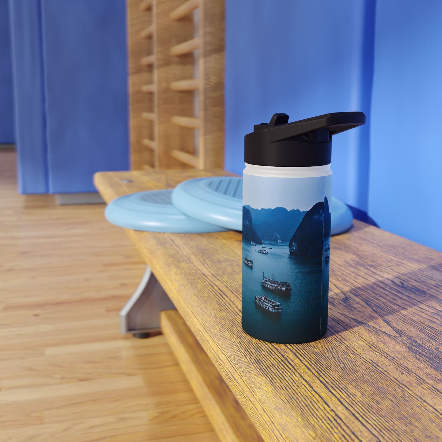 Scenic Stainless Steel Water Bottle, Eco-Friendly Hydration, Outdoor Gear, Gift for Travelers, Adventure Companion, Summer Essentials