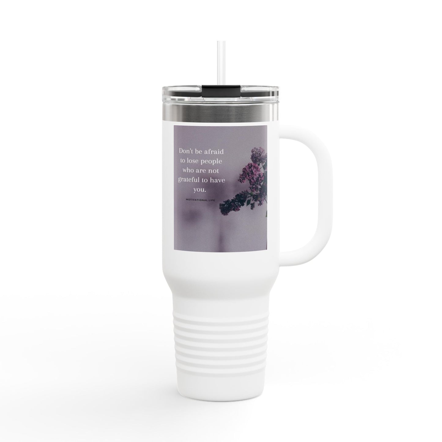 Inspirational Travel Mug - Motivational 40oz Insulated Coffee Cup, Perfect Gift for Her, Office, Outdoors, Travel, Birthday