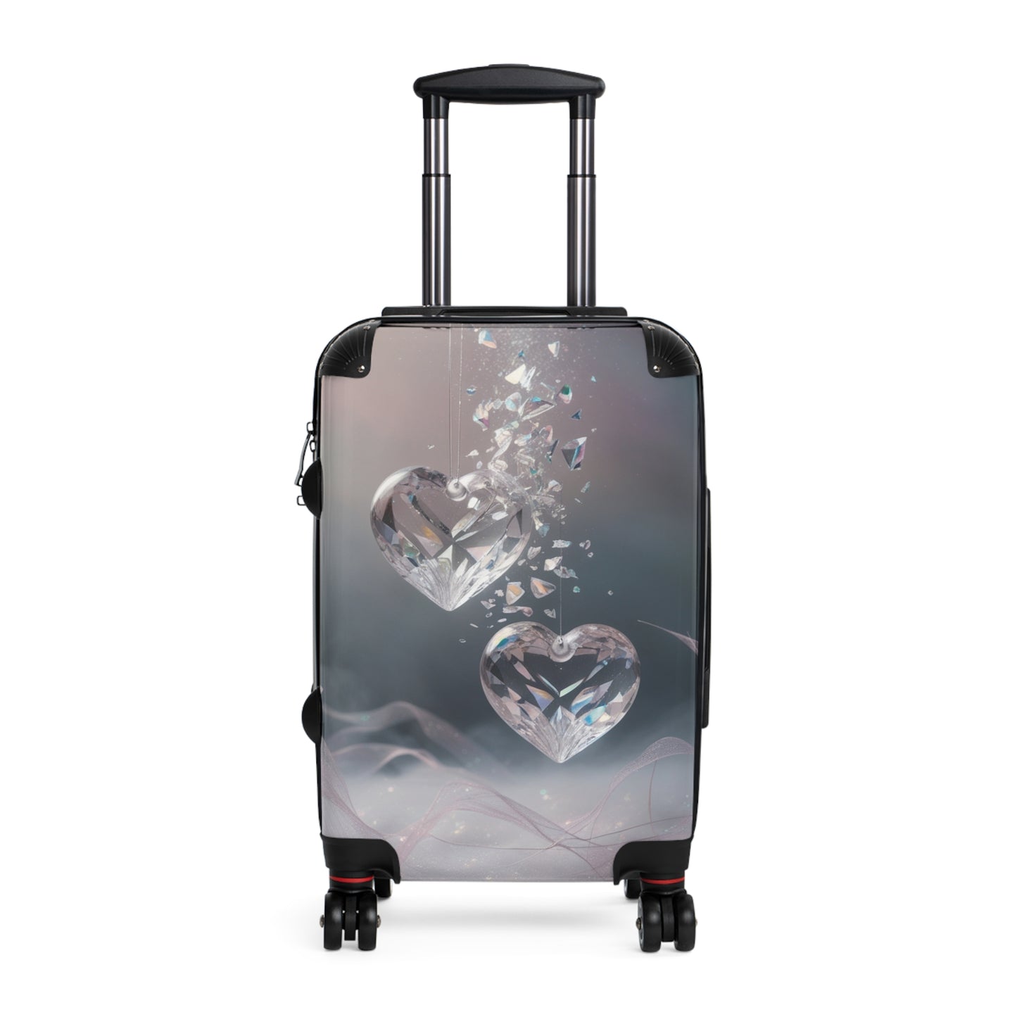 Romantic Heart Suitcase, Travel Luggage for Couples, Unique Gift for Valentine's Day, Wedding Anniversary, Honeymoon