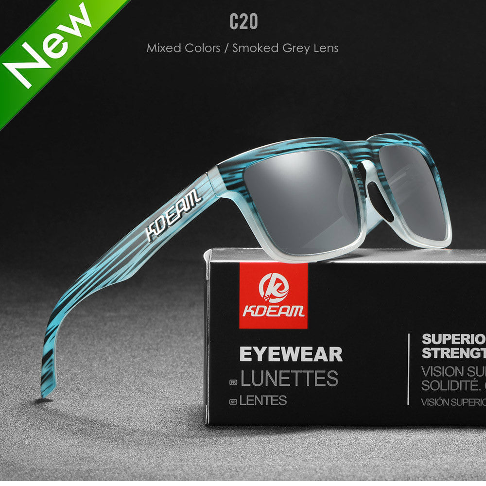 Square Outdoor Polarized Sunglasses Classic All-match Men's And Women's Sunglasses