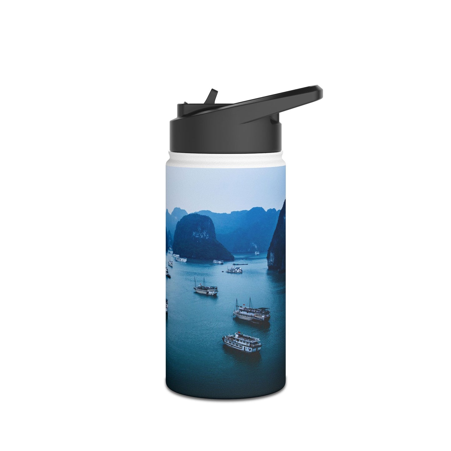 Scenic Stainless Steel Water Bottle, Eco-Friendly Hydration, Outdoor Gear, Gift for Travelers, Adventure Companion, Summer Essentials