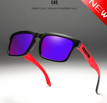 Square Outdoor Polarized Sunglasses Classic All-match Men's And Women's Sunglasses