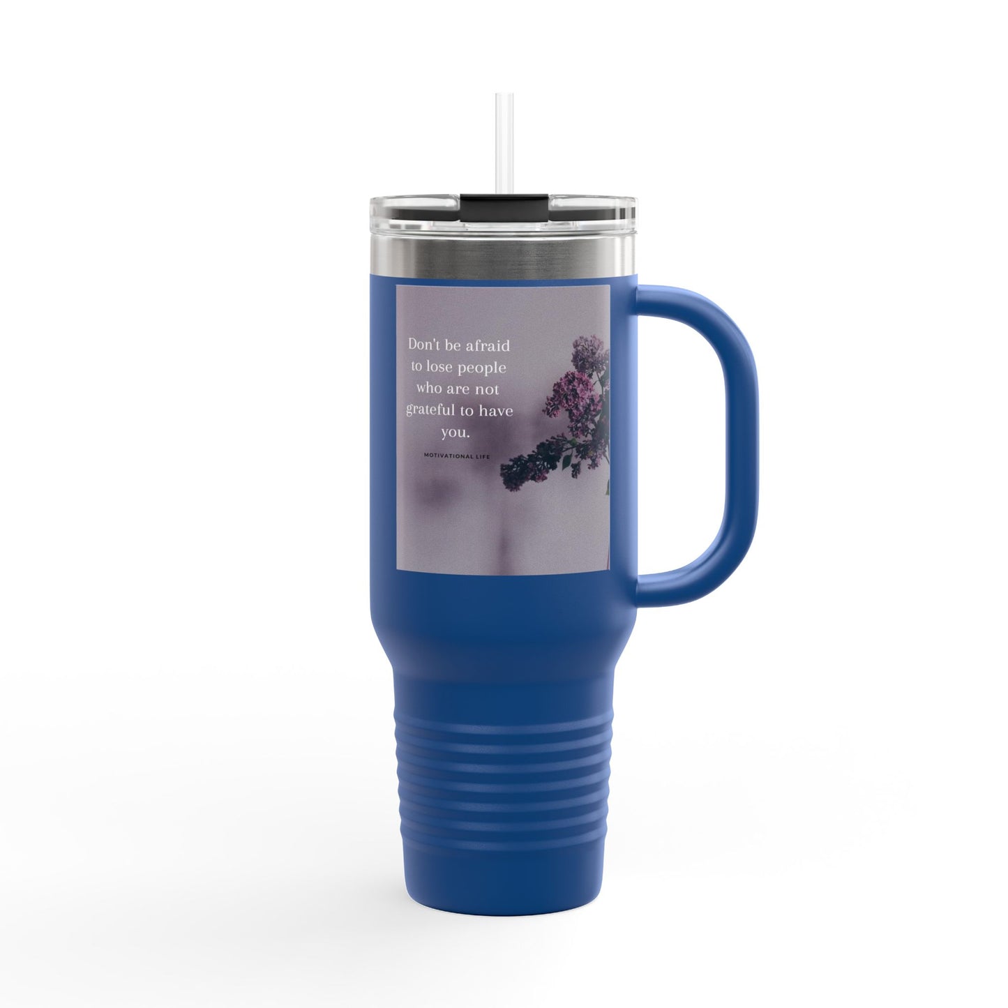 Inspirational Travel Mug - Motivational 40oz Insulated Coffee Cup, Perfect Gift for Her, Office, Outdoors, Travel, Birthday