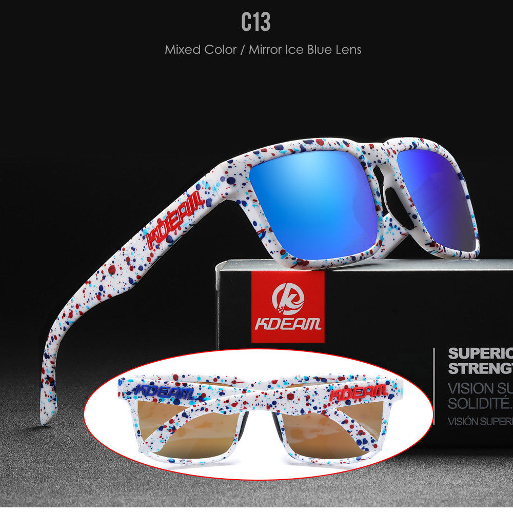 Square Outdoor Polarized Sunglasses Classic All-match Men's And Women's Sunglasses