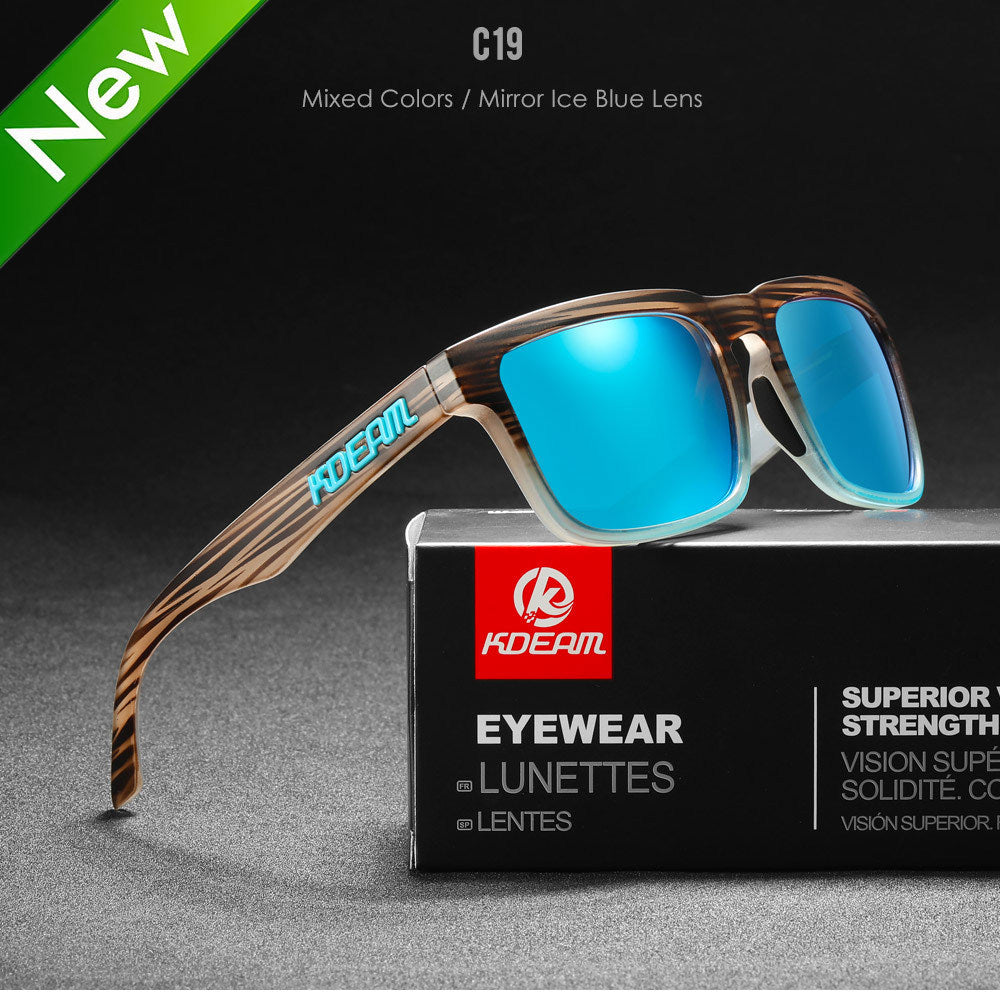 Square Outdoor Polarized Sunglasses Classic All-match Men's And Women's Sunglasses