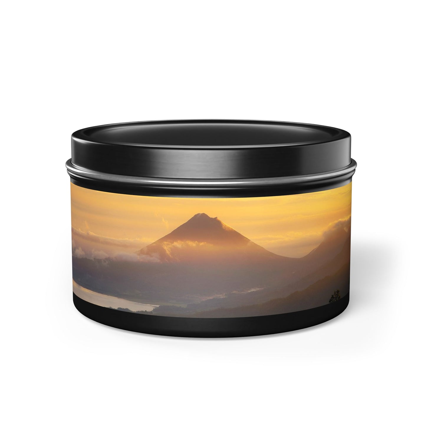 Serene Sunset Tin Candles | Hand-Poured Aromatherapy, Eco-Friendly Gift for Relaxation, Spa, Cozy Nook Decor, Home Fragrance