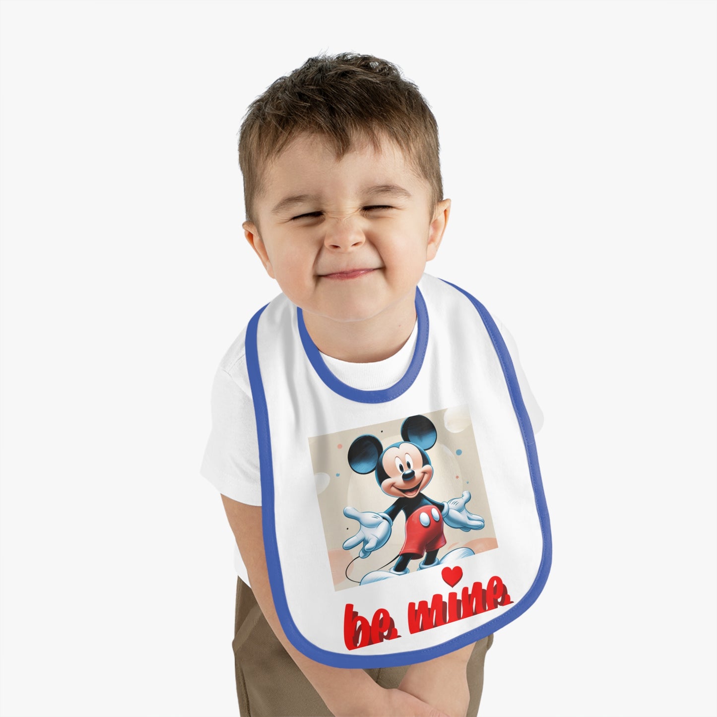 Mickey Mouse Baby Bib, Cute Baby Gifts, Infant Bibs, Disney Bibs, Baby Shower Essentials, Be Mine Bib