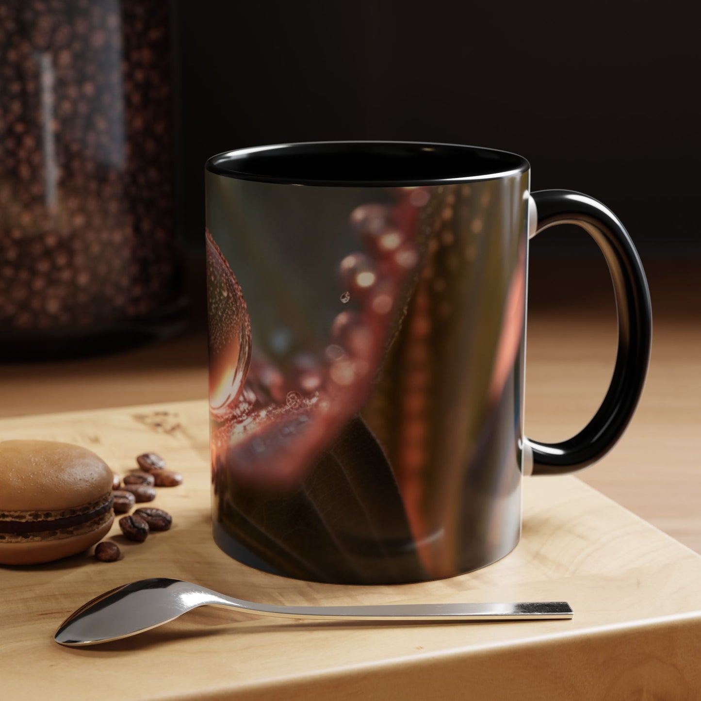 Nature-Inspired Accent Coffee Mug | Perfect for Nature Lovers, Unique Gift for Holidays, Home Decor, Office Coffee Mug