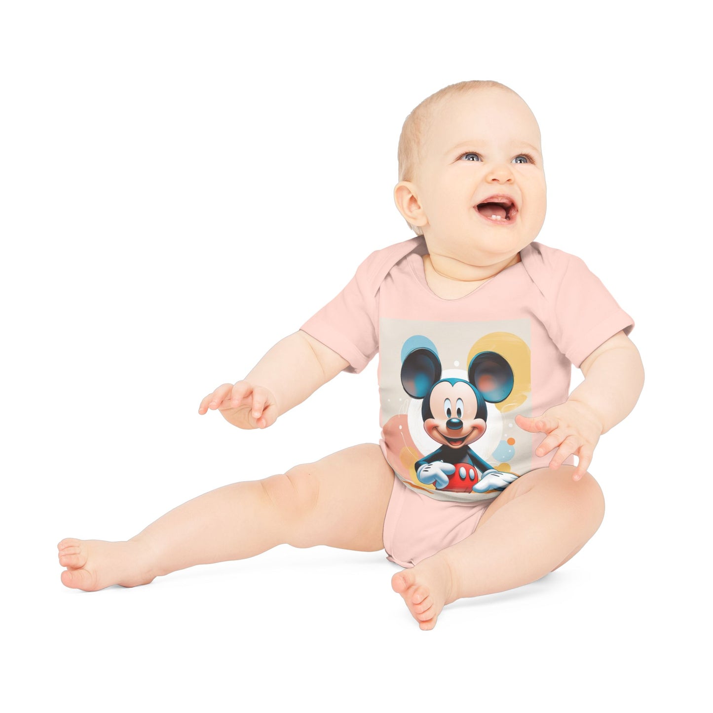 Minnie Mouse Celebration Bodysuit | Cute Baby Outfit, Infant Gift, Organic Cotton, Birthday, Baby Shower, Cute Costume