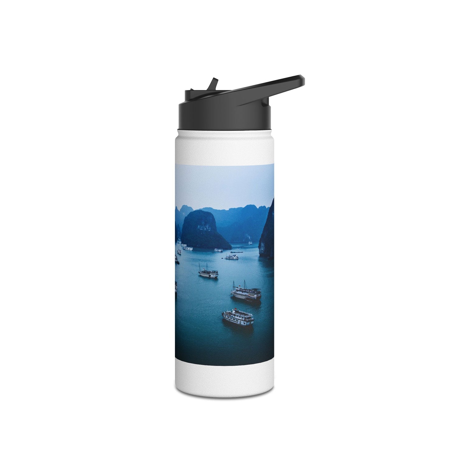 Scenic Stainless Steel Water Bottle, Eco-Friendly Hydration, Outdoor Gear, Gift for Travelers, Adventure Companion, Summer Essentials