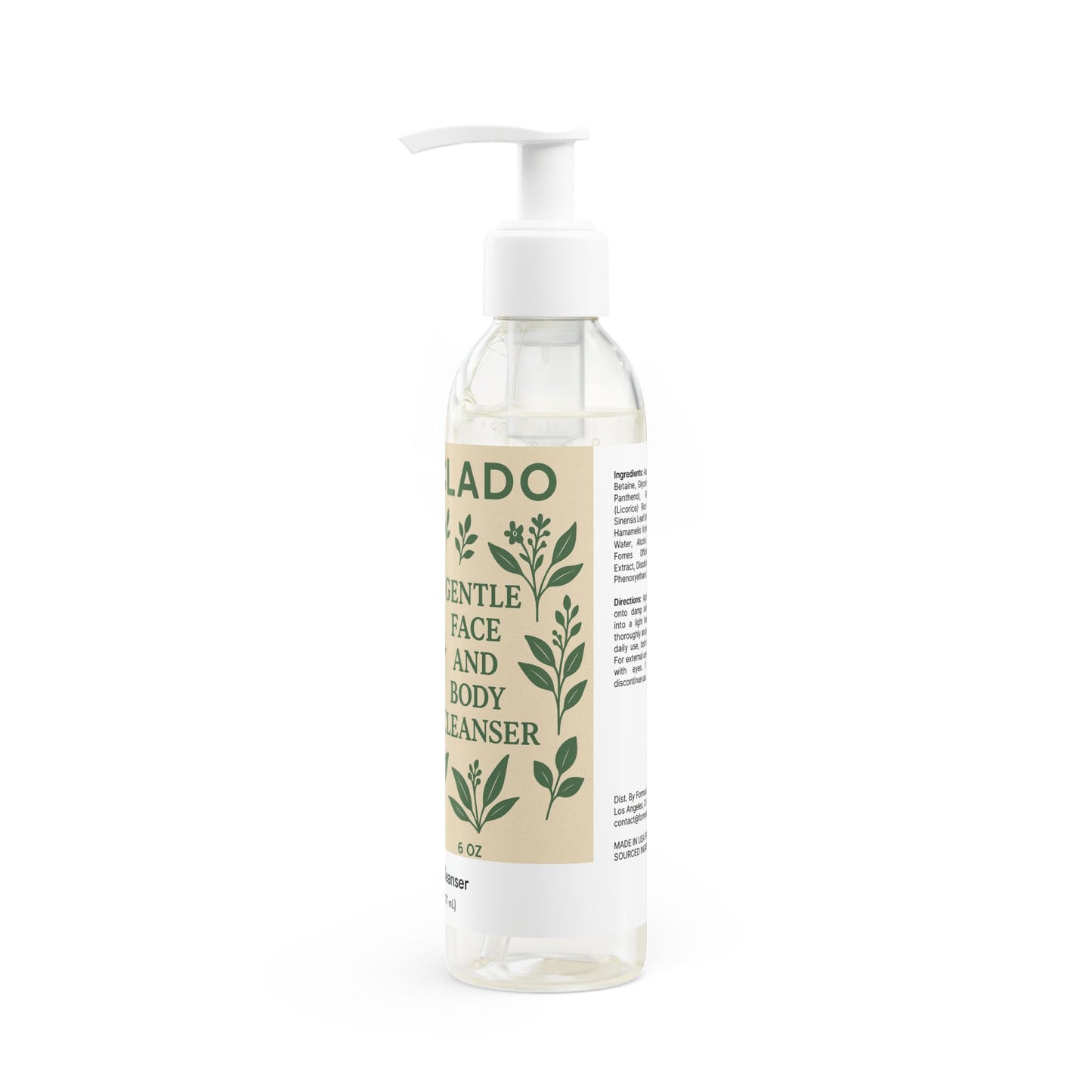 Gentle Face and Body Cleanser, 6oz