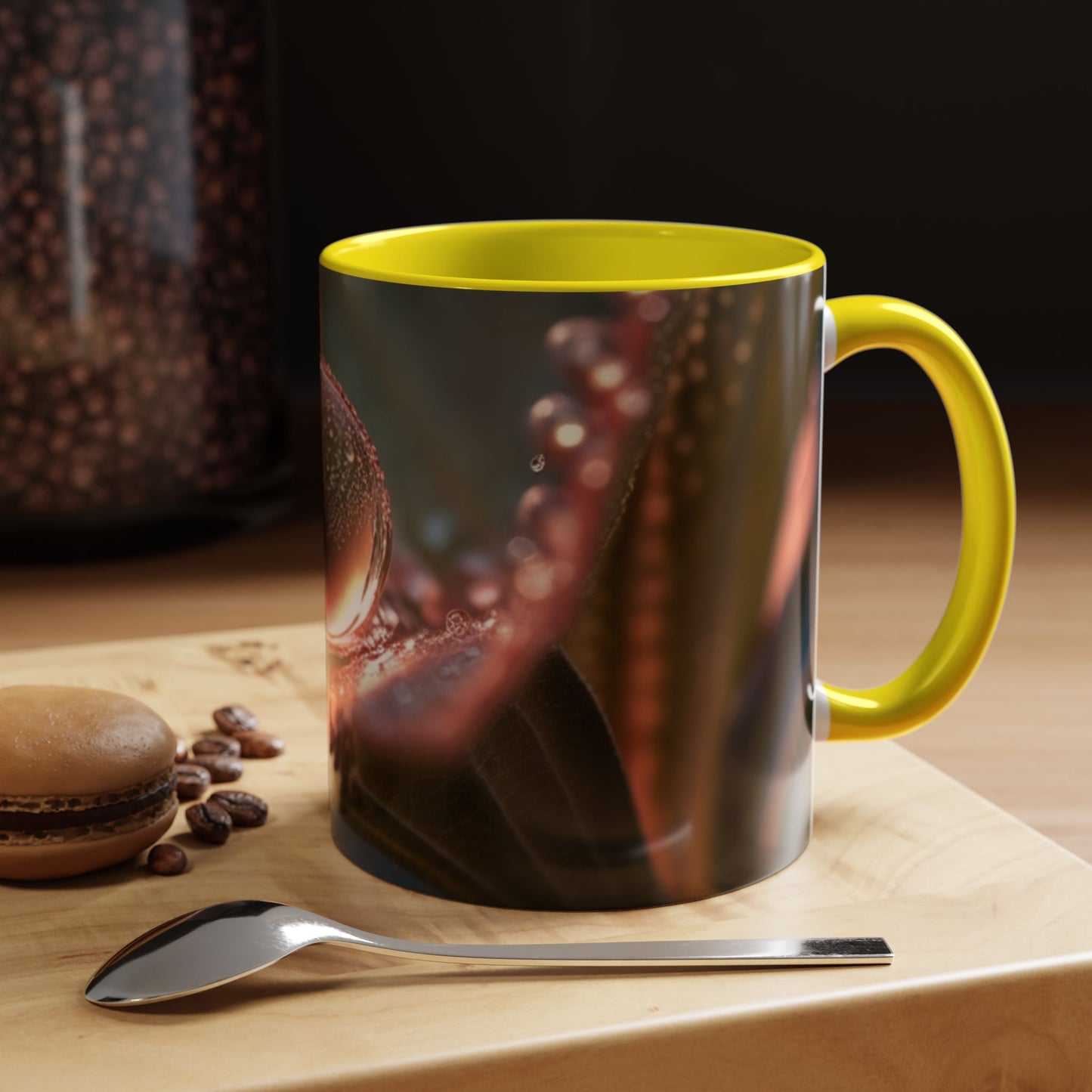 Nature-Inspired Accent Coffee Mug | Perfect for Nature Lovers, Unique Gift for Holidays, Home Decor, Office Coffee Mug