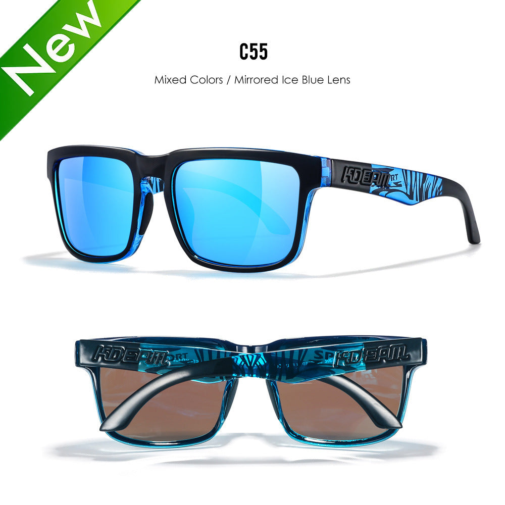 Square Outdoor Polarized Sunglasses Classic All-match Men's And Women's Sunglasses