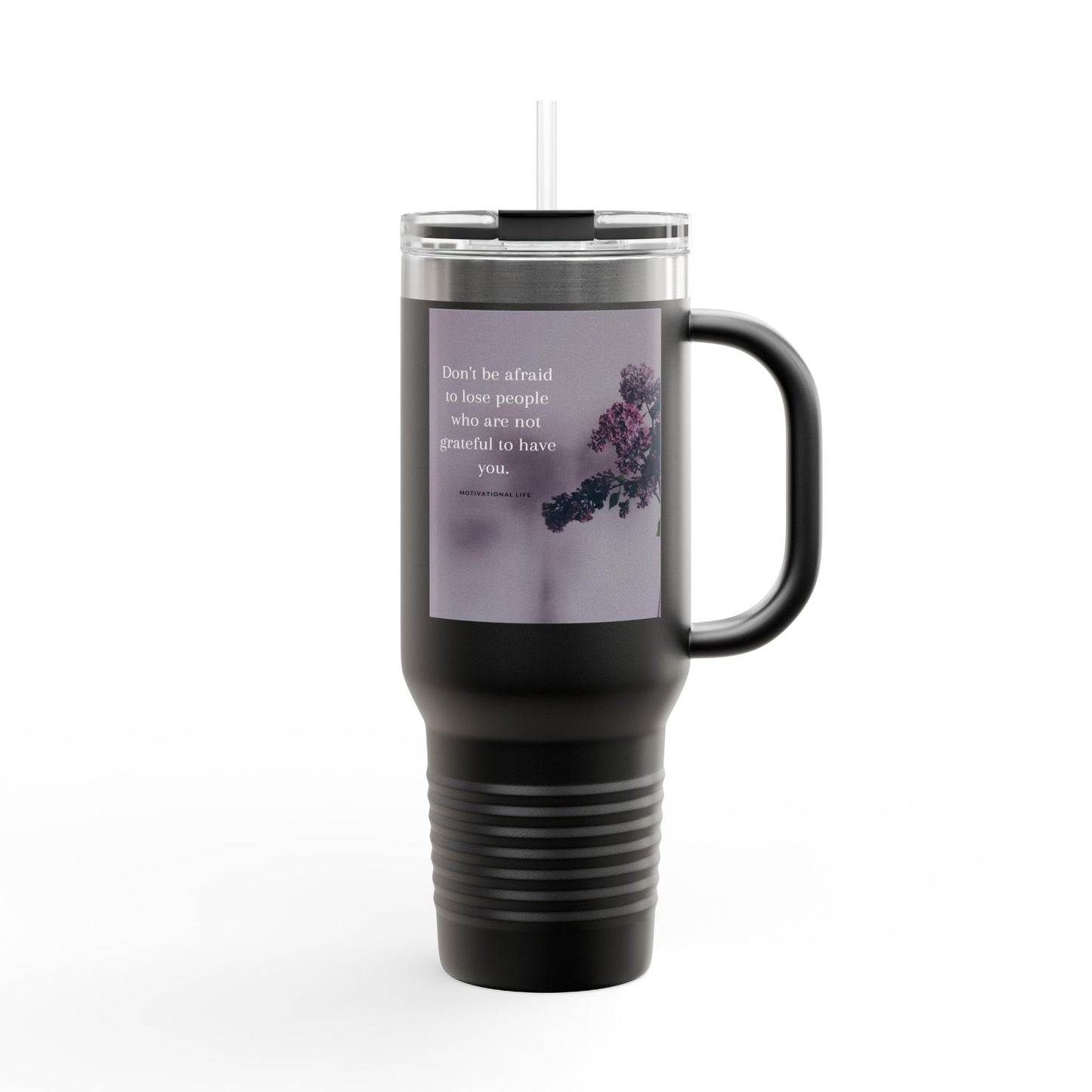 Inspirational Travel Mug - Motivational 40oz Insulated Coffee Cup, Perfect Gift for Her, Office, Outdoors, Travel, Birthday