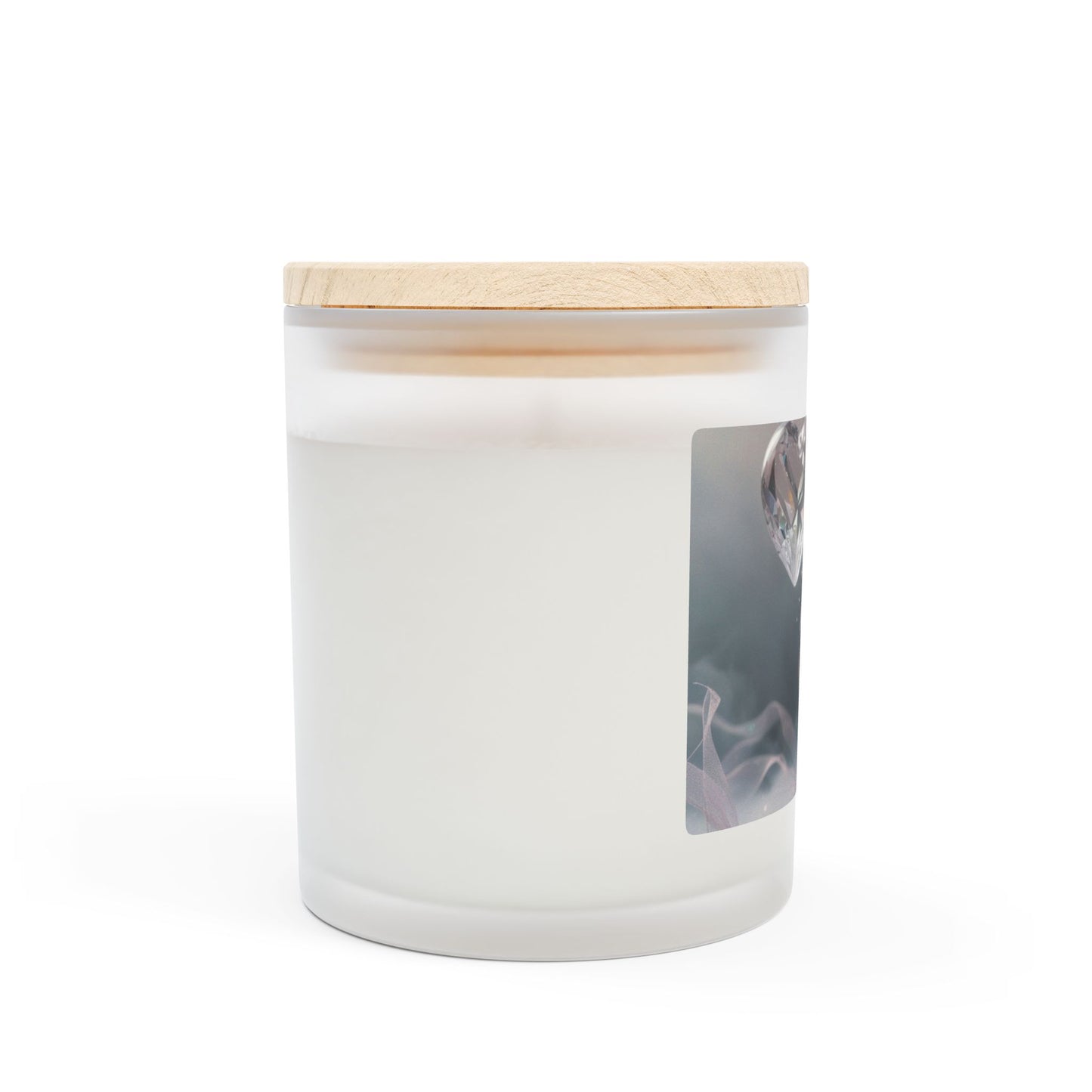 Heartfelt Frosted Glass Candle, 11oz - Elegant Home Decor, Gift for All Occasions, Aromatherapy, Relaxing Atmosphere