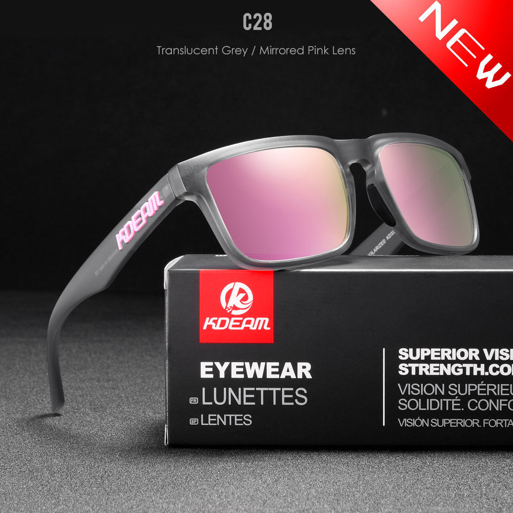 Square Outdoor Polarized Sunglasses Classic All-match Men's And Women's Sunglasses
