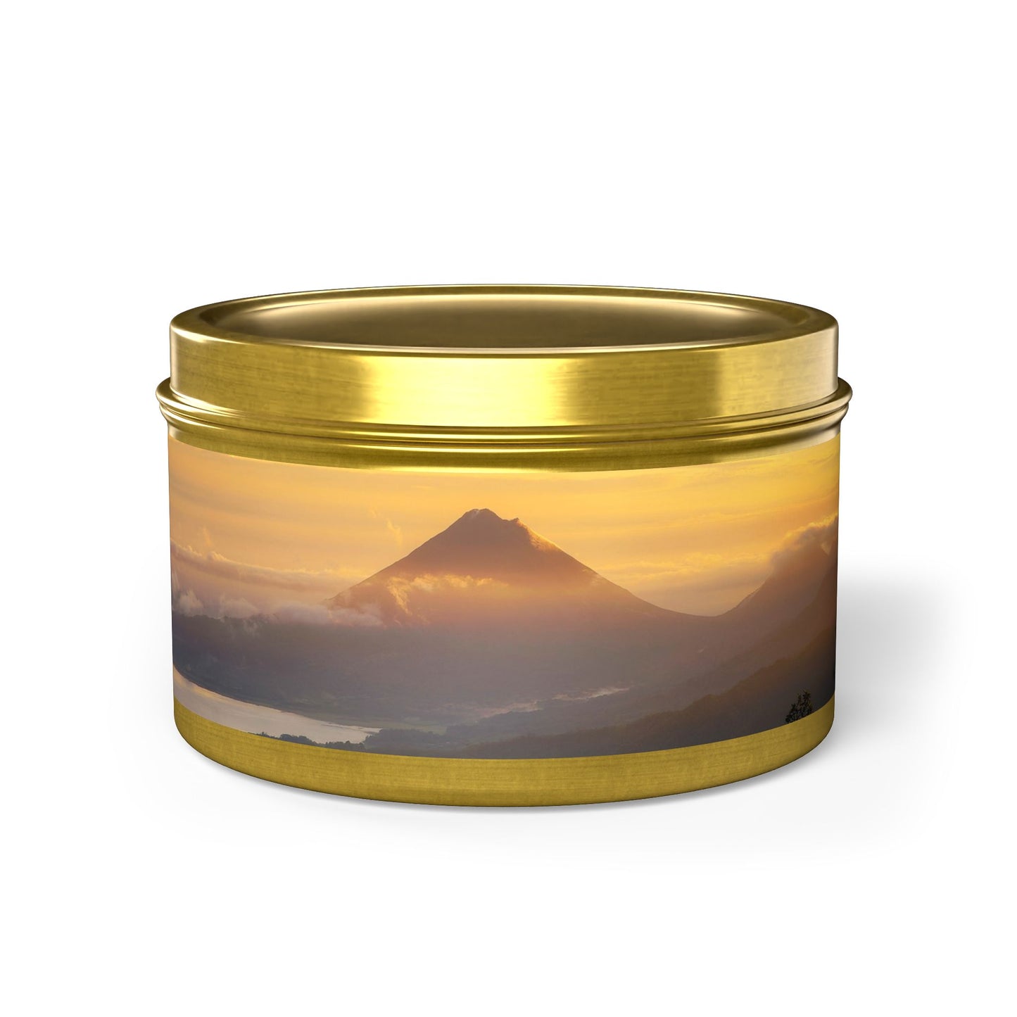 Serene Sunset Tin Candles | Hand-Poured Aromatherapy, Eco-Friendly Gift for Relaxation, Spa, Cozy Nook Decor, Home Fragrance