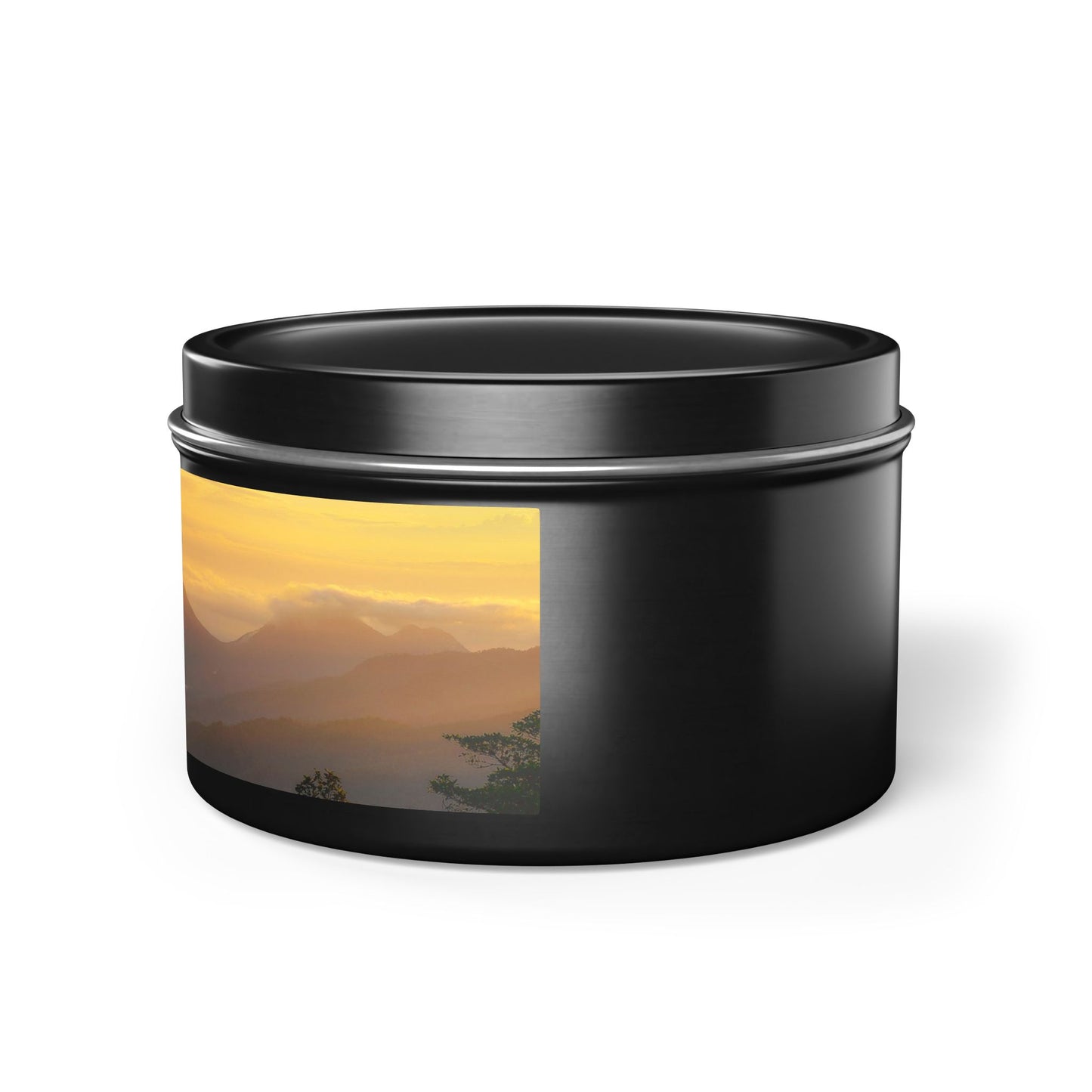 Serene Sunset Tin Candles | Hand-Poured Aromatherapy, Eco-Friendly Gift for Relaxation, Spa, Cozy Nook Decor, Home Fragrance