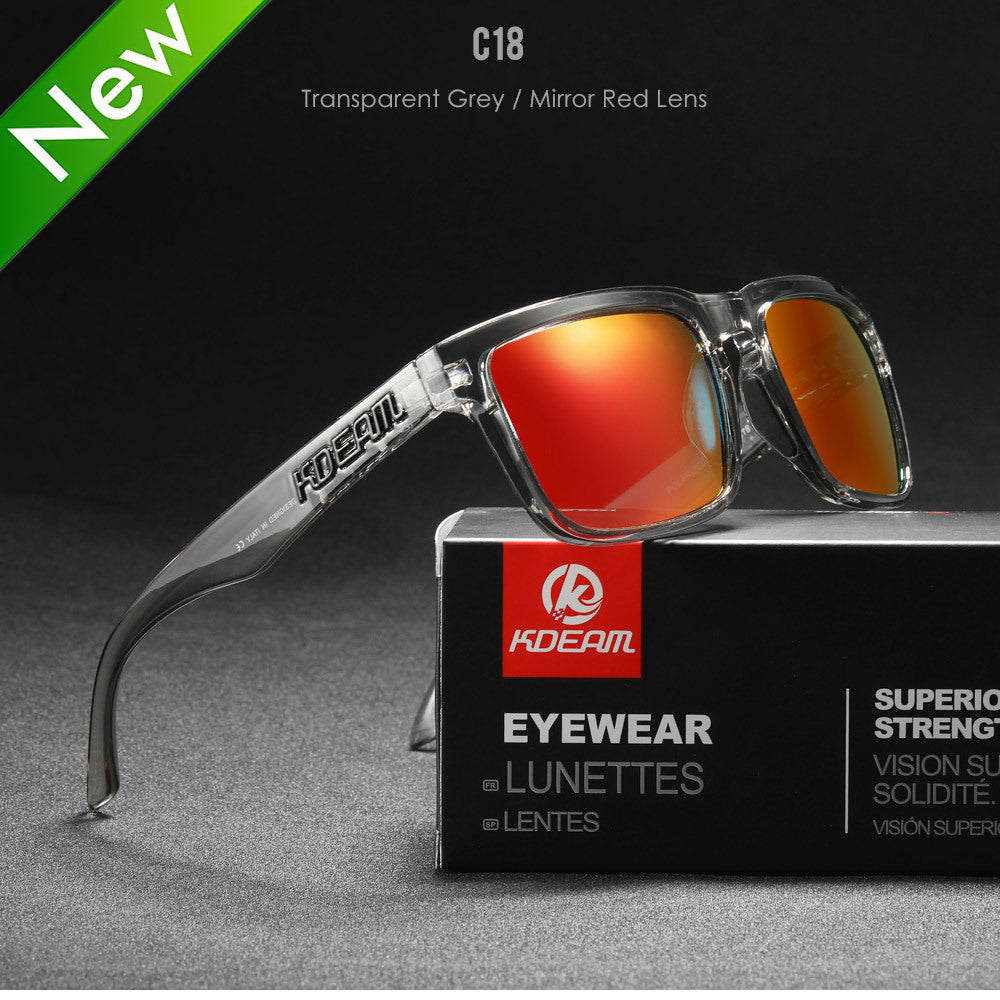 Square Outdoor Polarized Sunglasses Classic All-match Men's And Women's Sunglasses