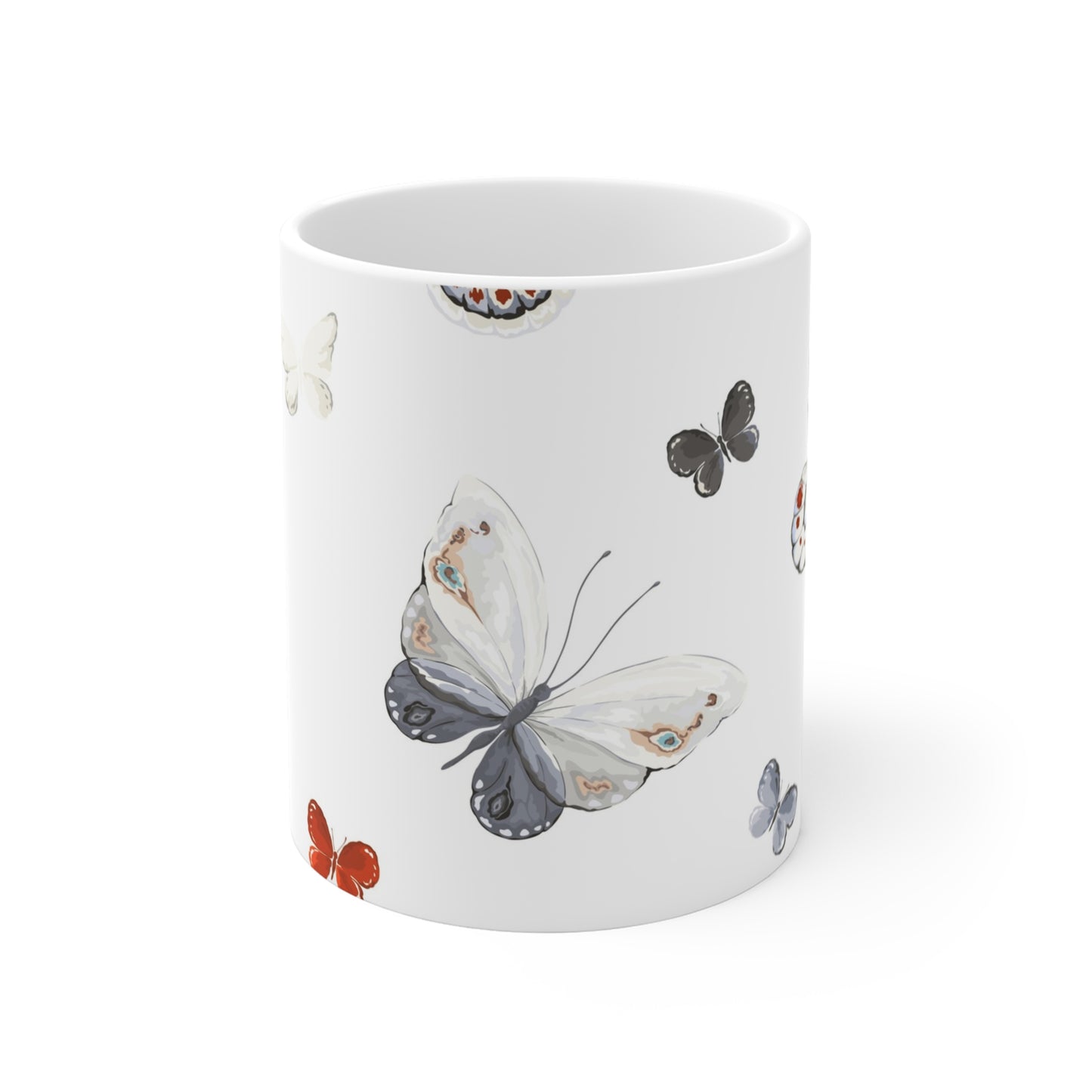 Butterfly Dreams Mug | Floral Coffee Cup, Nature Lover Gift, Butterfly Decor, Spring Homeware, Eco-Friendly Mug
