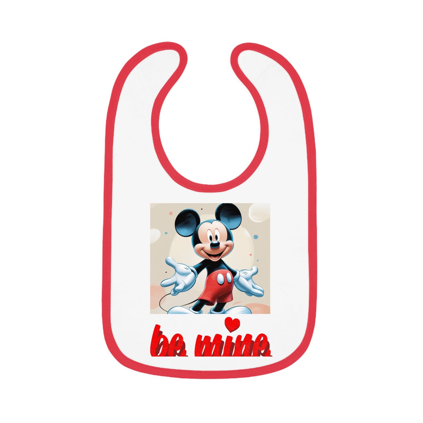 Mickey Mouse Baby Bib, Cute Baby Gifts, Infant Bibs, Disney Bibs, Baby Shower Essentials, Be Mine Bib