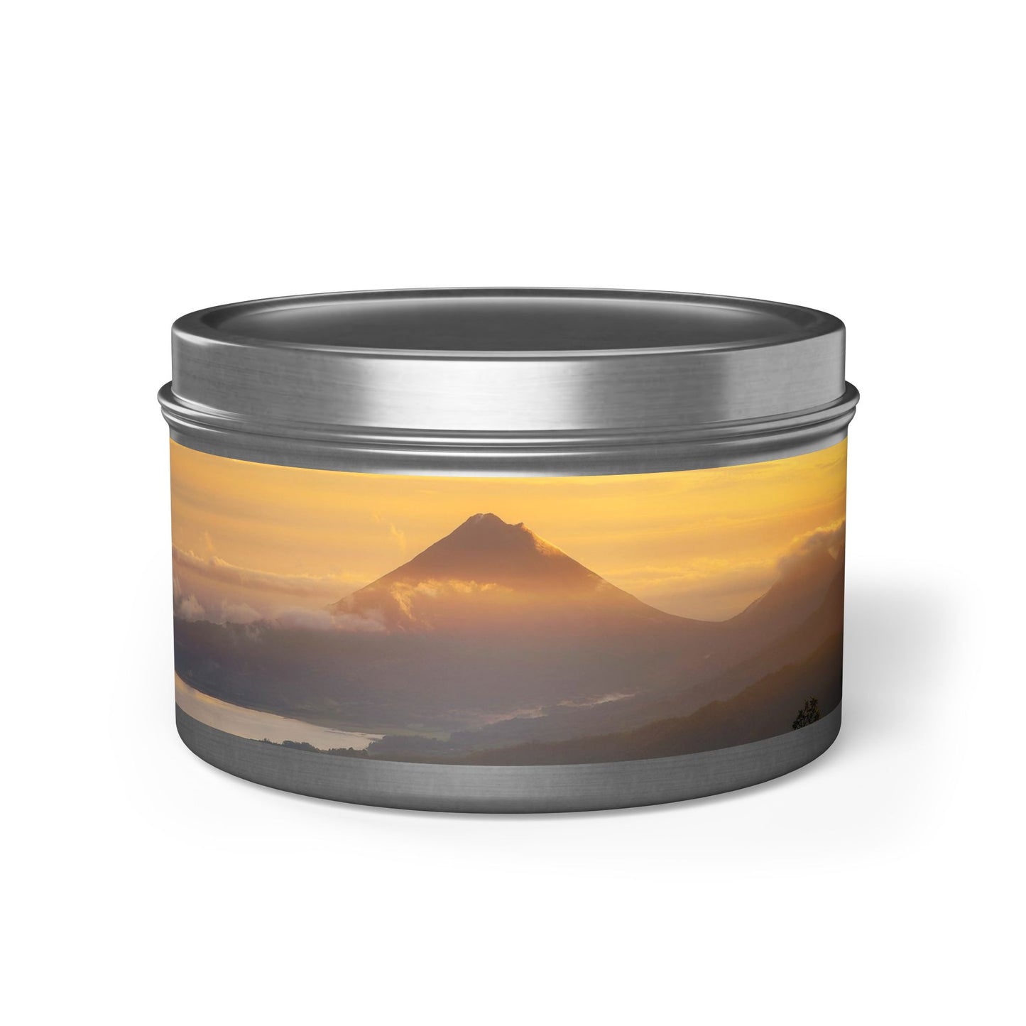 Serene Sunset Tin Candles | Hand-Poured Aromatherapy, Eco-Friendly Gift for Relaxation, Spa, Cozy Nook Decor, Home Fragrance