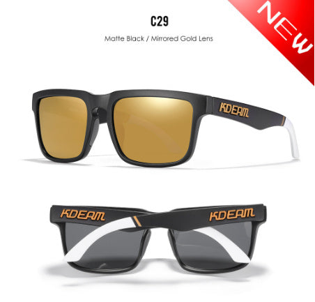 Square Outdoor Polarized Sunglasses Classic All-match Men's And Women's Sunglasses