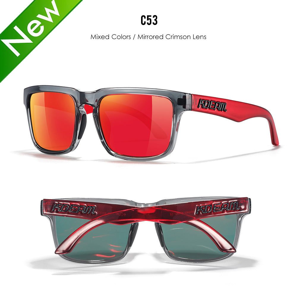 Square Outdoor Polarized Sunglasses Classic All-match Men's And Women's Sunglasses