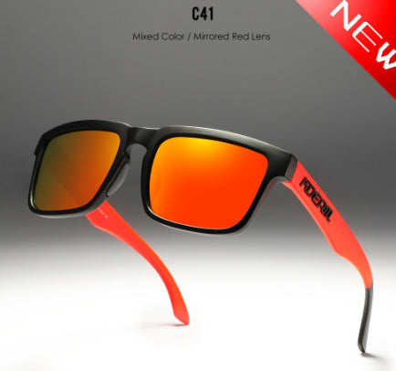 Square Outdoor Polarized Sunglasses Classic All-match Men's And Women's Sunglasses