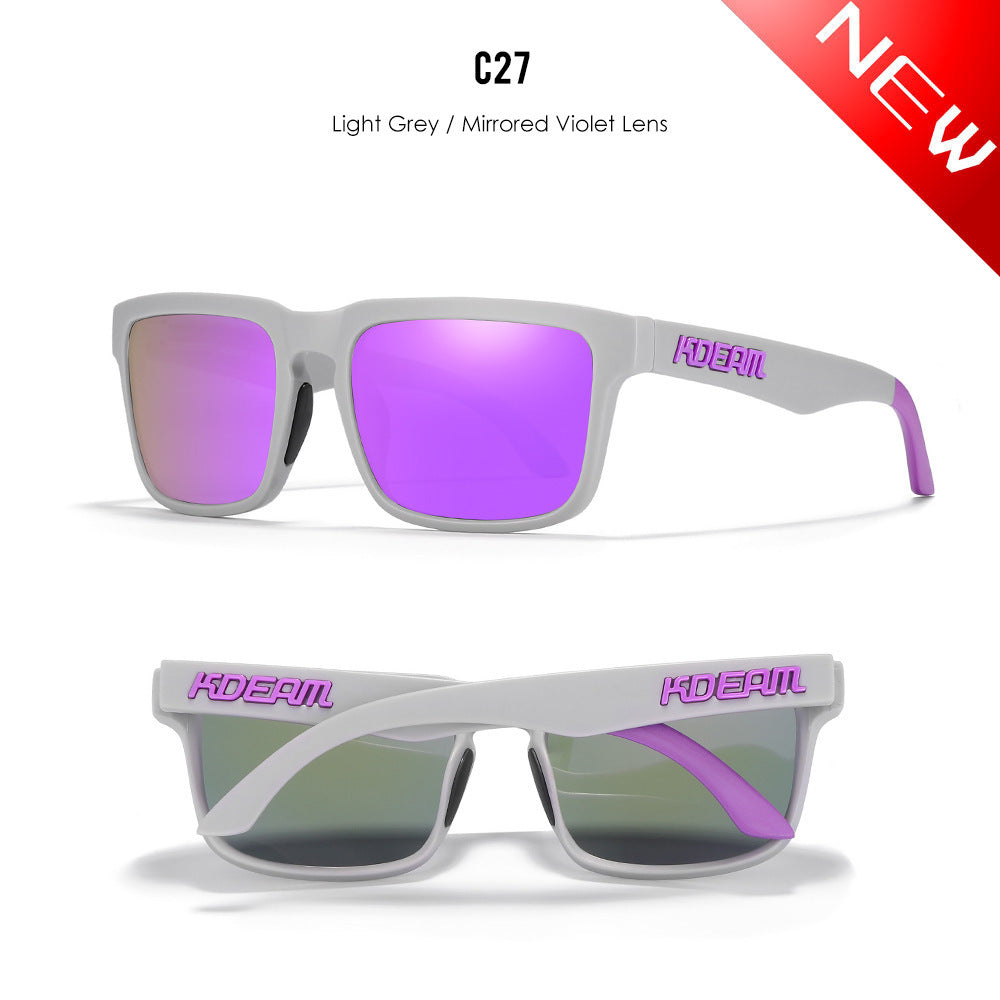 Square Outdoor Polarized Sunglasses Classic All-match Men's And Women's Sunglasses