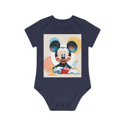 Minnie Mouse Celebration Bodysuit | Cute Baby Outfit, Infant Gift, Organic Cotton, Birthday, Baby Shower, Cute Costume