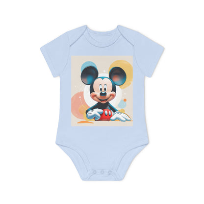 Minnie Mouse Celebration Bodysuit | Cute Baby Outfit, Infant Gift, Organic Cotton, Birthday, Baby Shower, Cute Costume