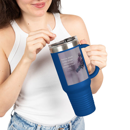 Inspirational Travel Mug - Motivational 40oz Insulated Coffee Cup, Perfect Gift for Her, Office, Outdoors, Travel, Birthday