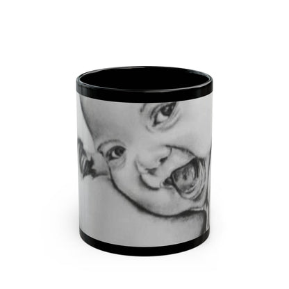 Cherished Moments Baby Mug - Cute Baby Artwork Coffee Cup, Perfect Gift for New Parents, Baby Shower, Mother's Day, Nursery Decor