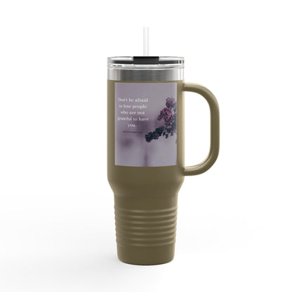 Inspirational Travel Mug - Motivational 40oz Insulated Coffee Cup, Perfect Gift for Her, Office, Outdoors, Travel, Birthday